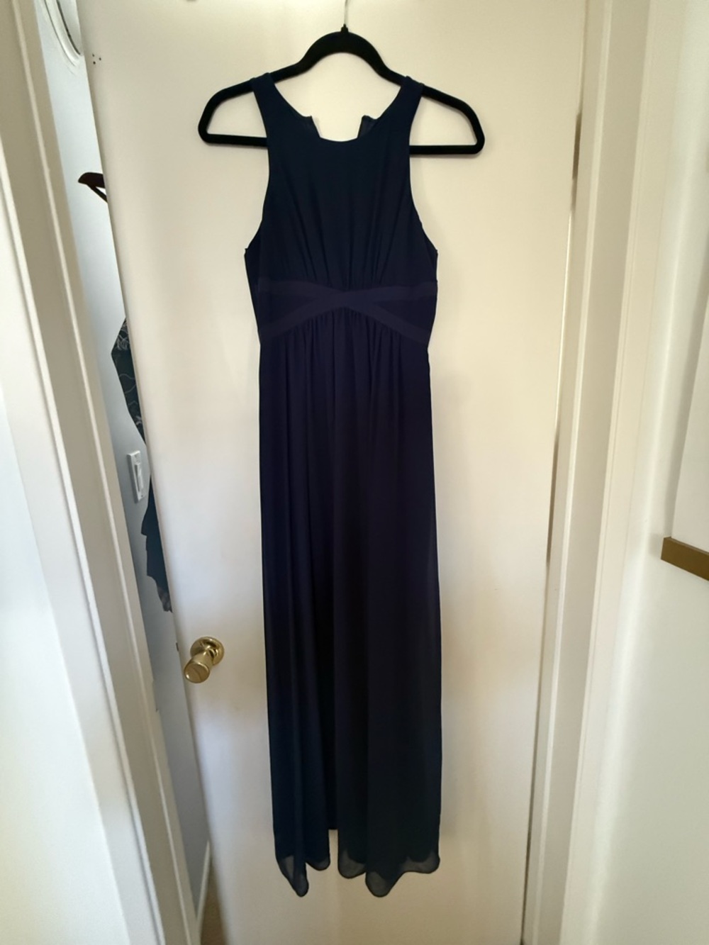 BCBGeneration Navy Chiffon Dress
